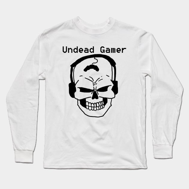 Undead Gamer HP Edition Long Sleeve T-Shirt by Sinister757